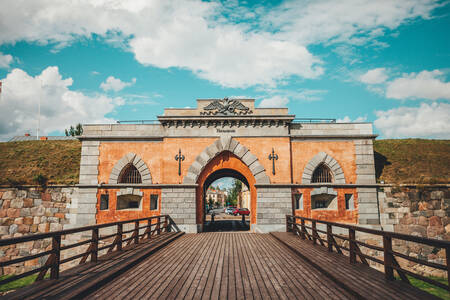 Las puertas de la Fortaleza de Daugavpils