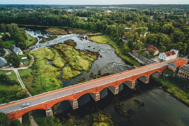 Alte Brücke in Kuldiga