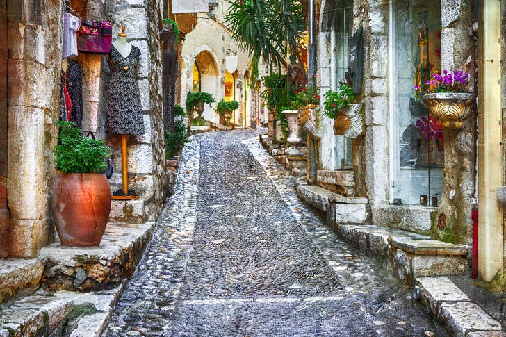 Street in a Provencal village