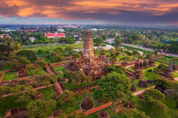 Buddhist Temple Ayutthaya