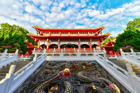 The Sun Moon Lake Wen Wu Temple