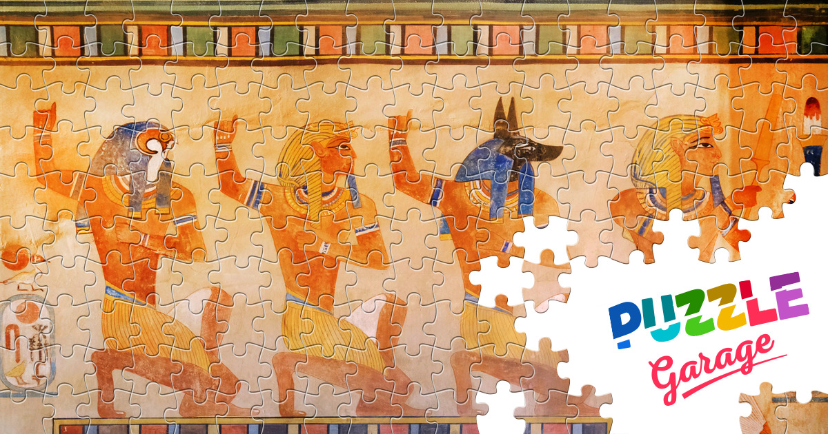 Egyptian gods and pharaohs Jigsaw Puzzle (Countries, Egypt) Puzzle Garage