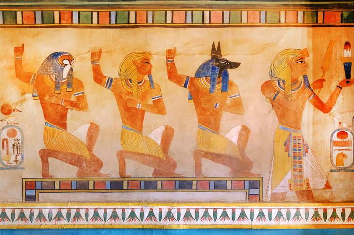Egyptian gods and pharaohs