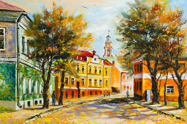 Ancient Vitebsk in autumn
