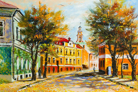Древен Витебск през есента