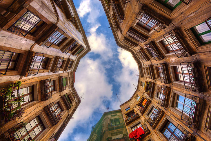Clădiri vechi din Barcelona