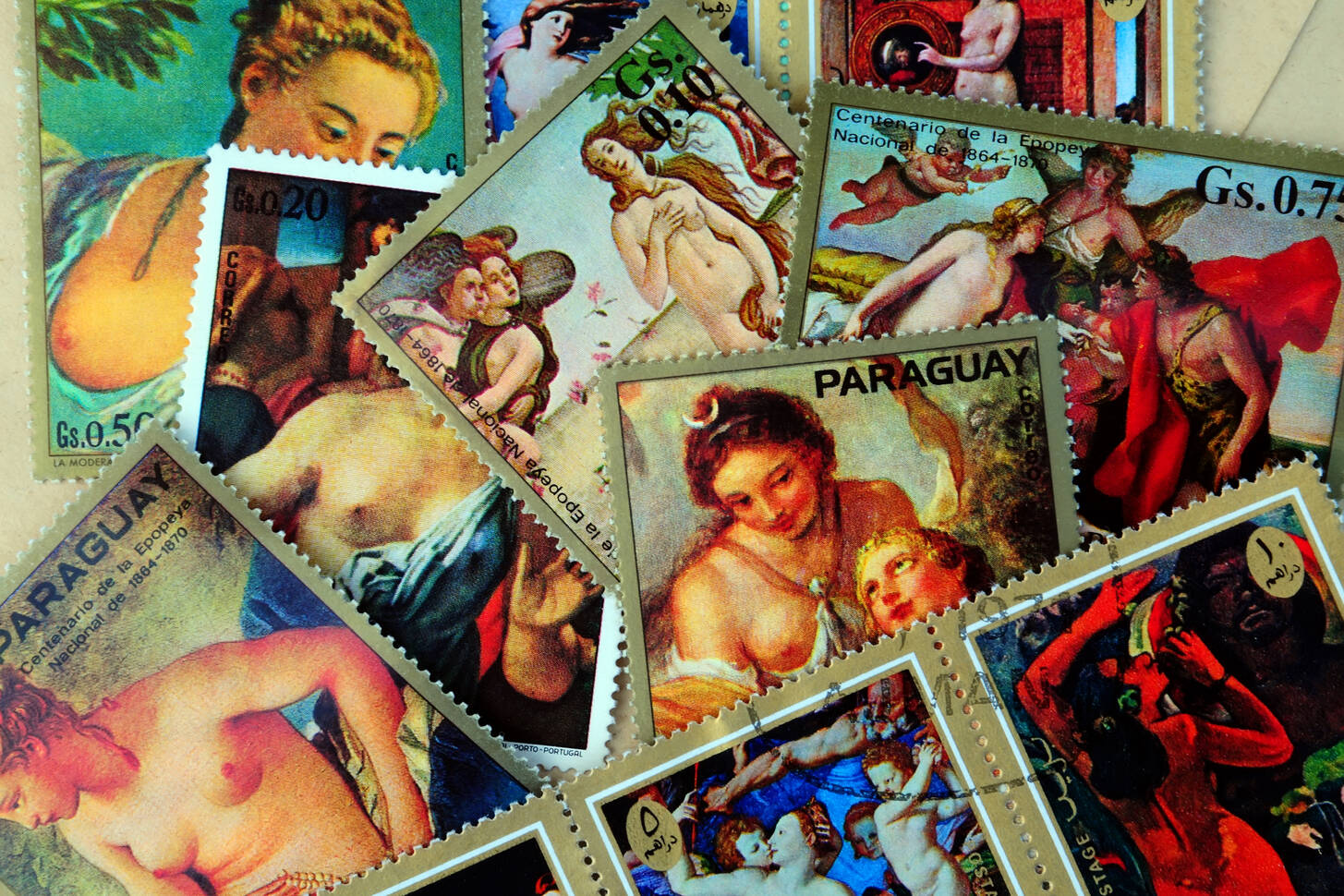 Postage stamps with portraits Jigsaw Puzzle (Other, Collecting