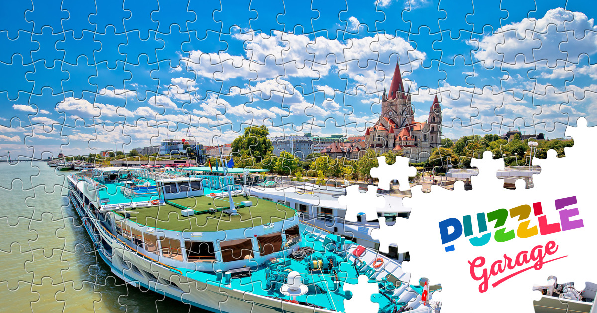 Pleasure ships at the pier Jigsaw Puzzle (Countries, Austria) | Puzzle ...