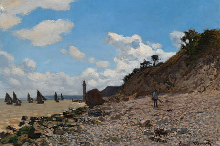 Клод Моне: "Пляж в Онфлер"