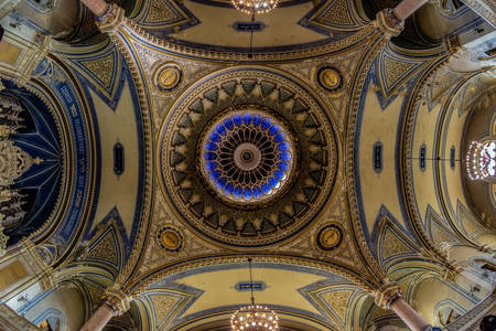 Ceiling of the Szeged synagogue