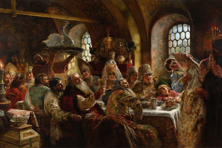 Konstantin Makovsky: "Boyar wedding feast"