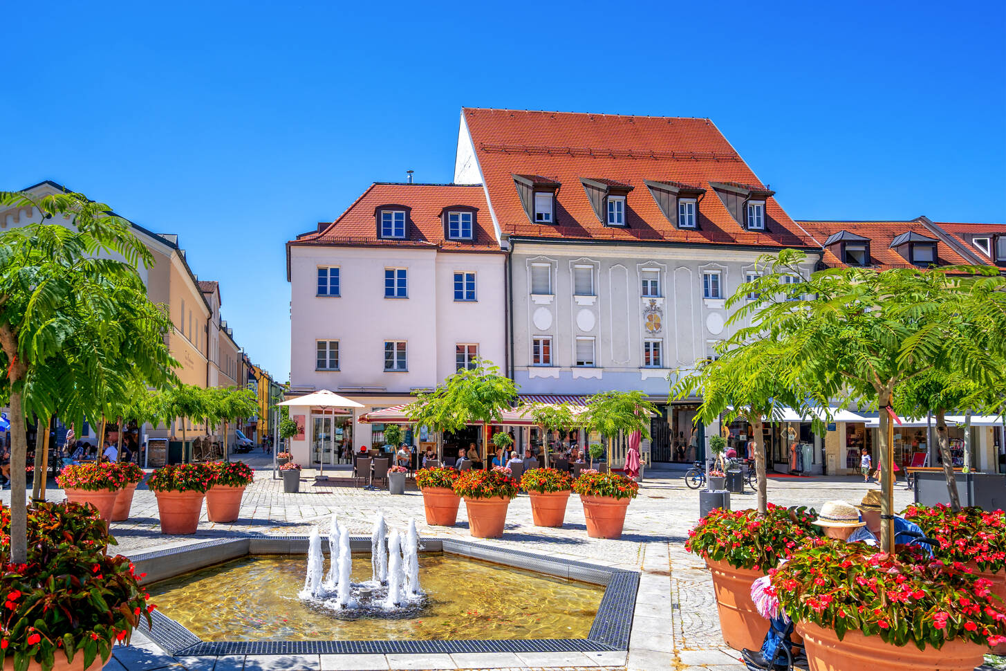Square in Deggendorf Jigsaw Puzzle (Countries, Germany) Puzzle Garage
