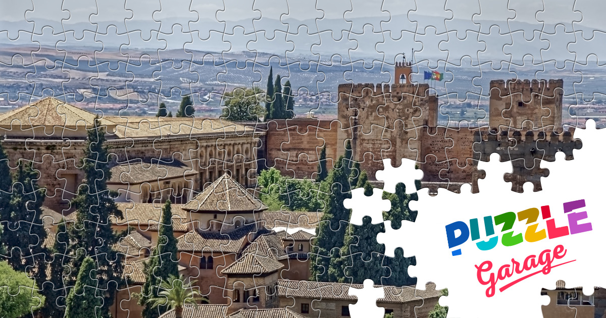Alhambra Fortress Jigsaw Puzzle (Countries, Spain) Puzzle Garage