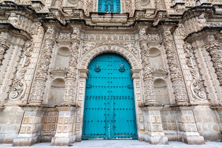 Facade af katedralen i Cajamarca