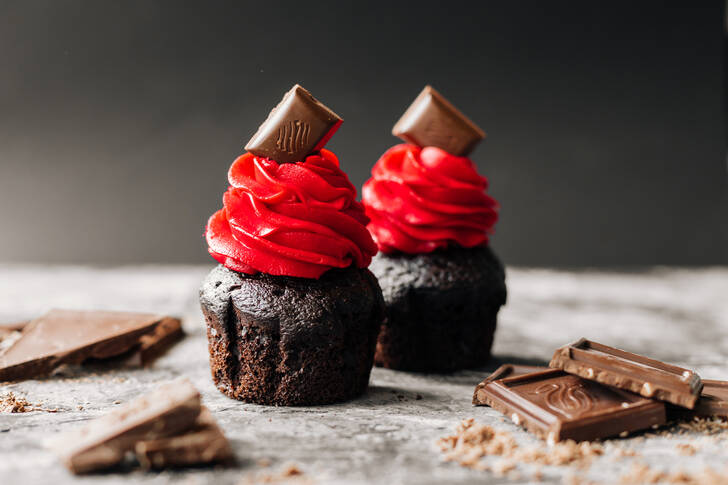 Cupcakes au chocolat