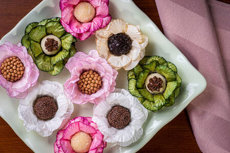 Hidangan penutup Brasil Brigadeiro