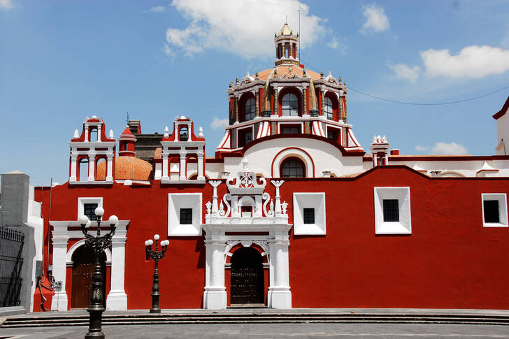 Puebla'daki Santo Domingo Kilisesi