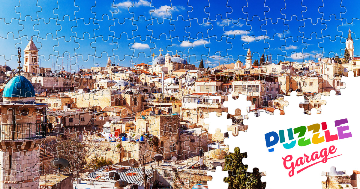 Jerusalem old city Jigsaw Puzzle (Countries, Israel) Puzzle Garage