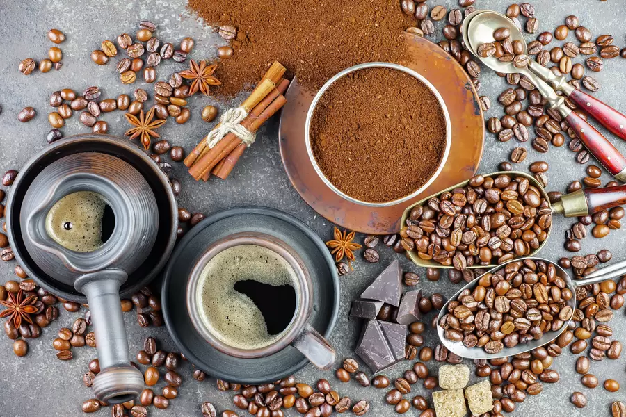 Kaffe och kaffebönor