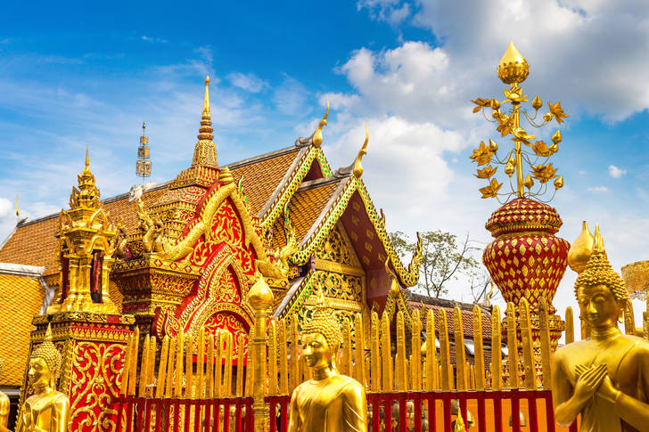 Temple Wat Prahat Doi Suthep