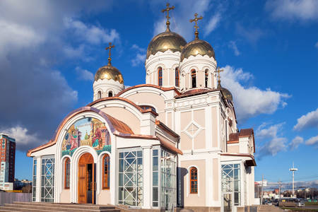 Tempel för att hedra tillkännagivandet av de heligaste Theotokos i Samara