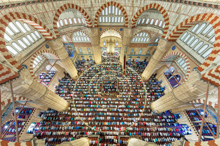 Interiorul moscheii Selimiye