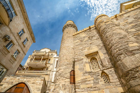 Facade of the Mosque of Muhammad in Baku
