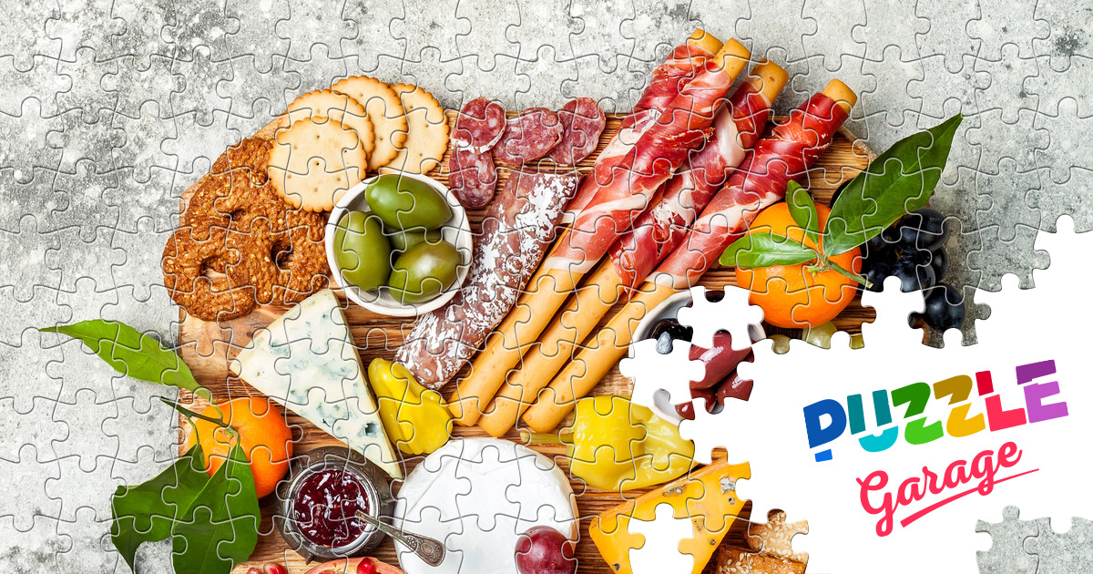 Antipasto Jigsaw Puzzle (Home, Food) Puzzle Garage
