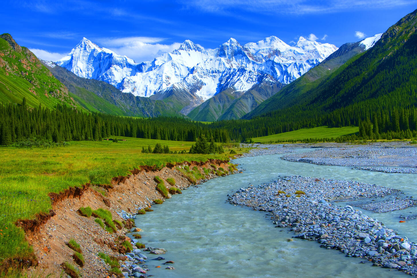 Tien Shan Jigsaw Puzzle (Countries China) Puzzle Garage
