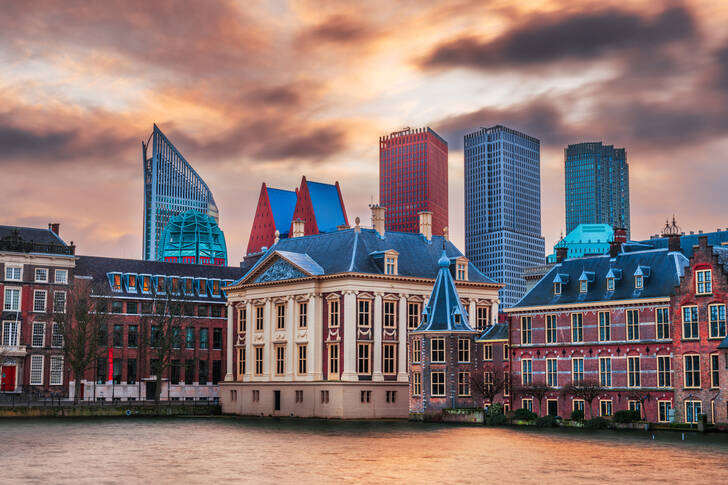 Sonnenuntergang in Den Haag
