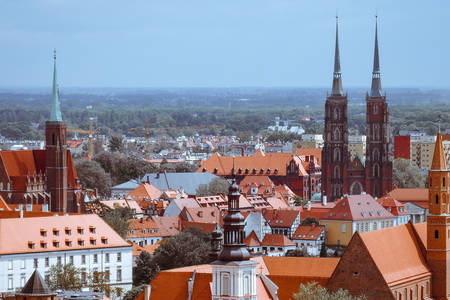 Roofs of Wroclaw