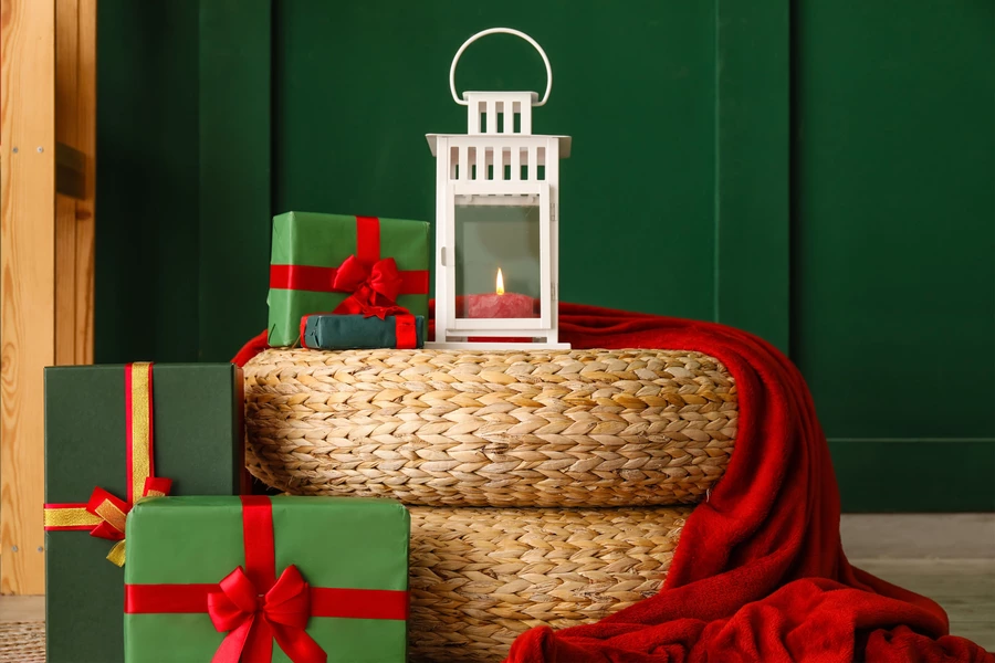 Lantaarn en geschenken