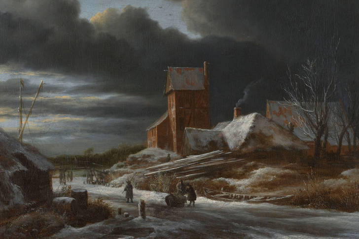 Jacob van Ruisdael: "Peisajul de iarnă"