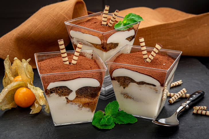 Tiramisu ve skleničkách