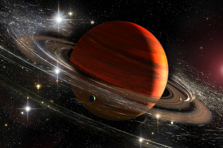 Saturns planet og stjerner