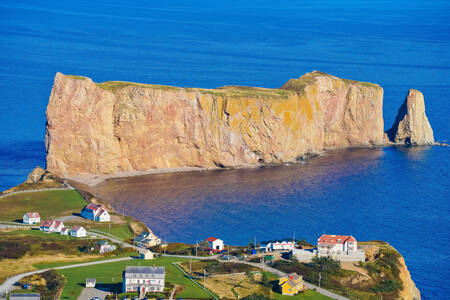 View of the rock near Perce