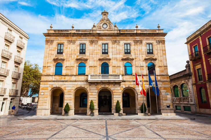 Edificio del municipio di Gijón
