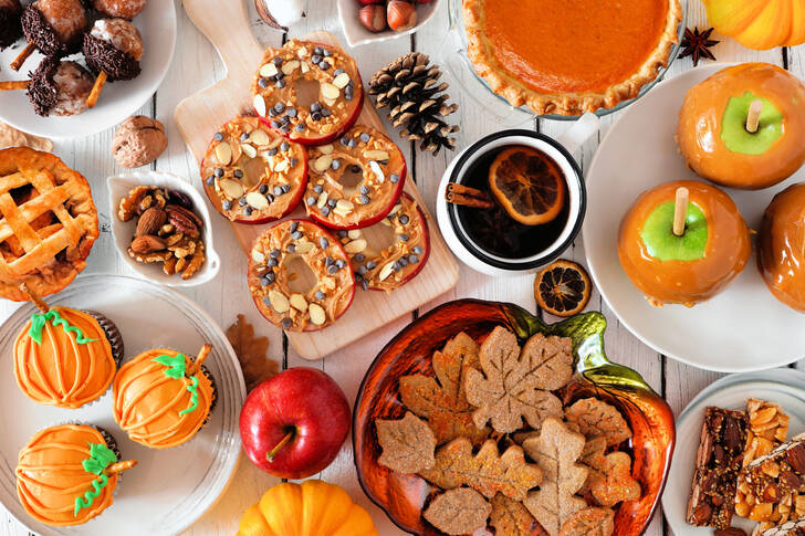Autumn desserts