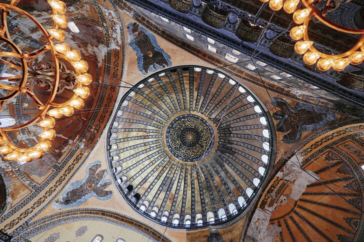 Interiøret af Hagia Sophia, Istanbul