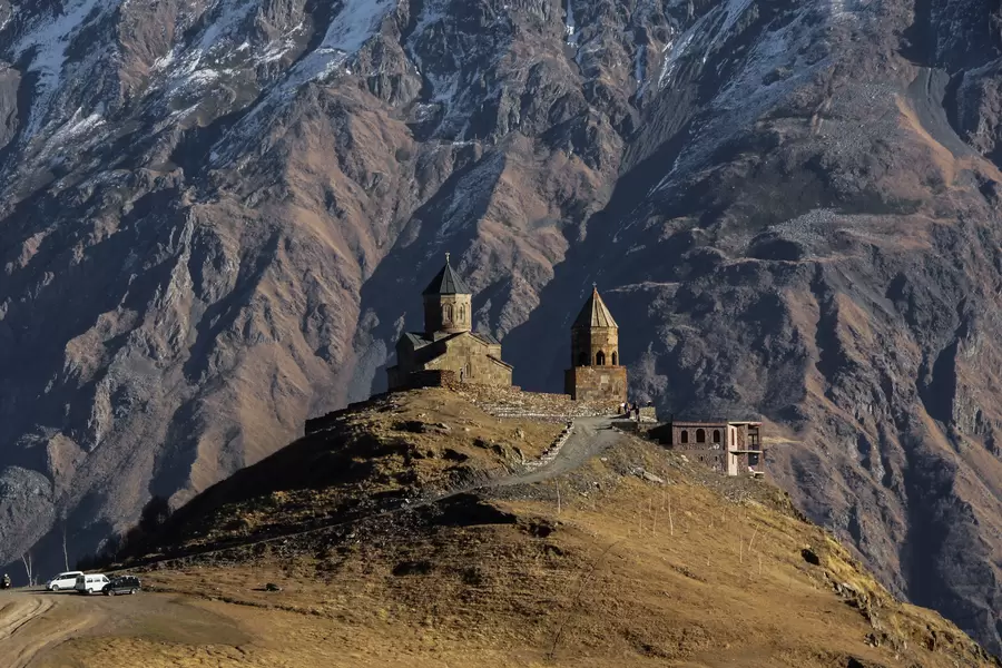 Trinity Church in Gergeti