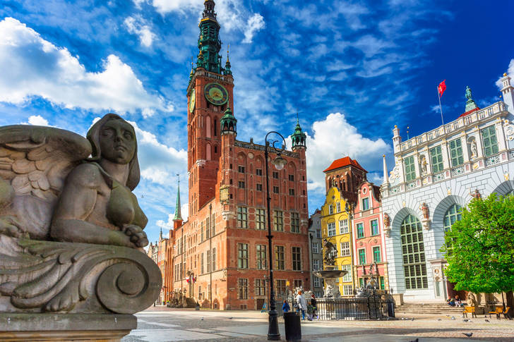 Beautiful architecture in Gdansk