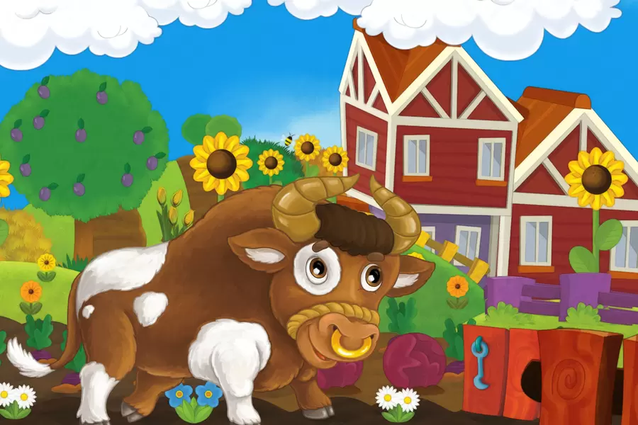 Grondel op de boerderij