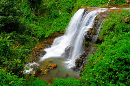 Sri Lanka waterfalls