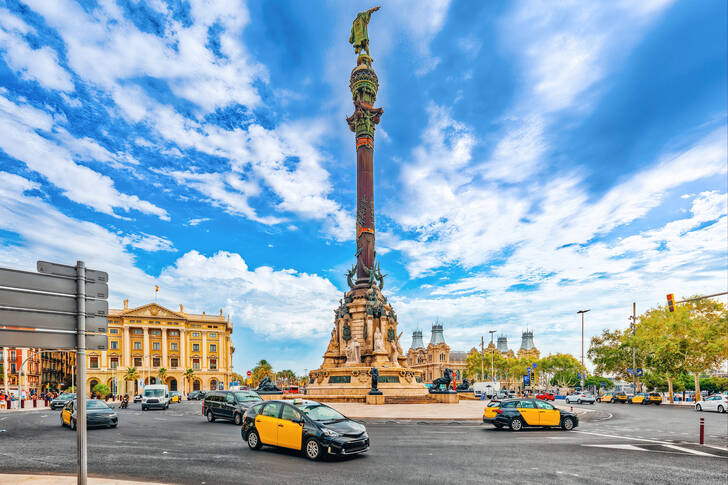 Das Gebiet in der Nähe der Ramblas