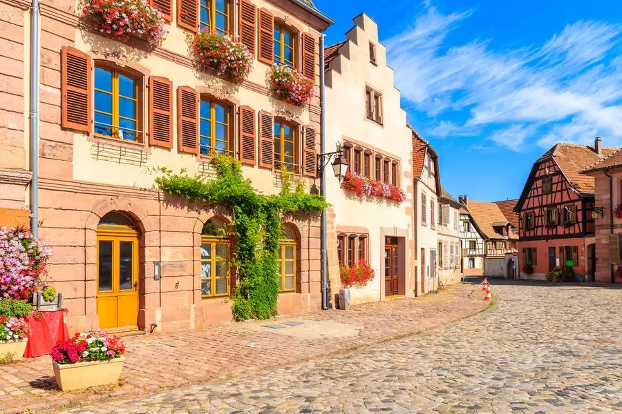 Belles façades de maisons à Bergem