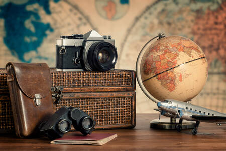Old travel items
