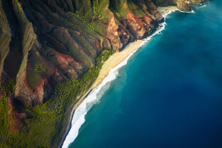 The coast of Kauai
