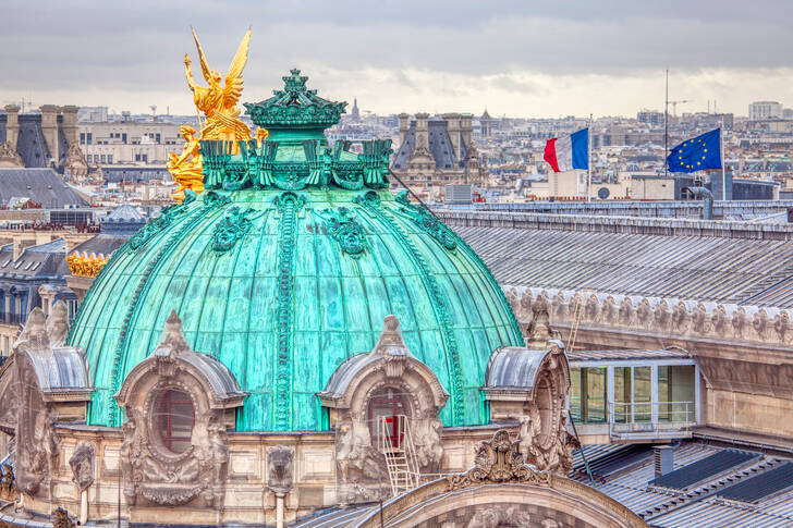 Střecha opery Garnier