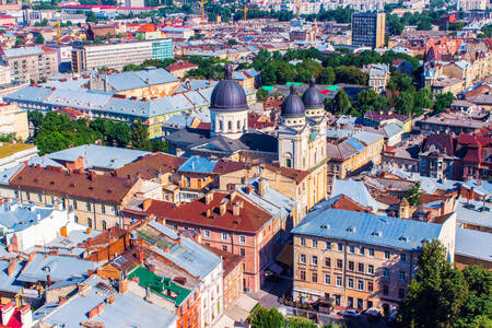 Centrum av Lviv