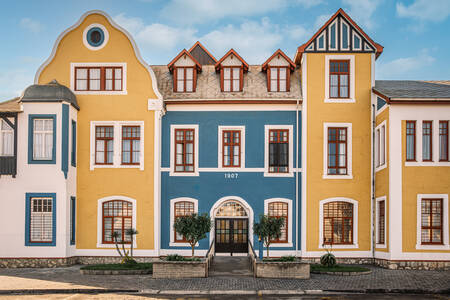 Historisk bygning i Swakopmund